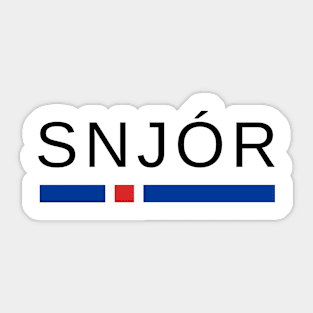 Snjór Iceland Sticker